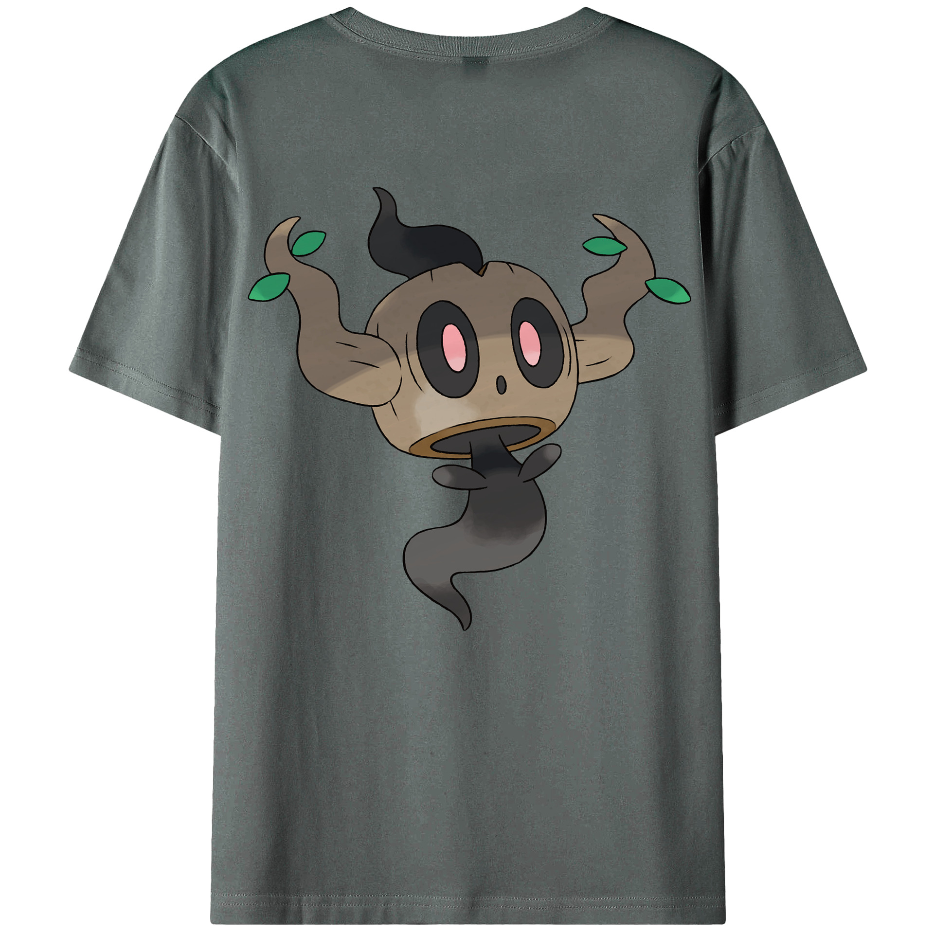 （画像用） ポケットモンスター Pokémon 綿100％ メンズ半袖Tシャツ（バックプリント） 通気性
